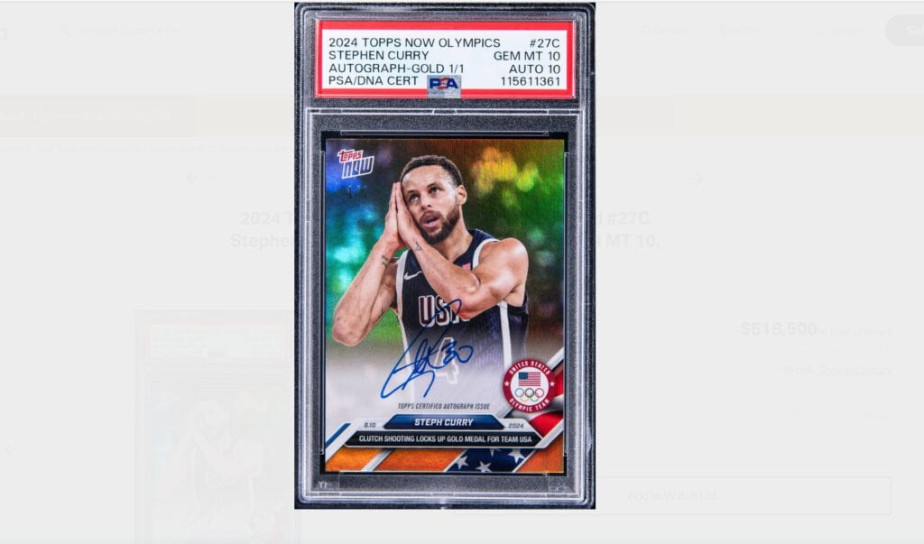 Steph Curry Trading Card