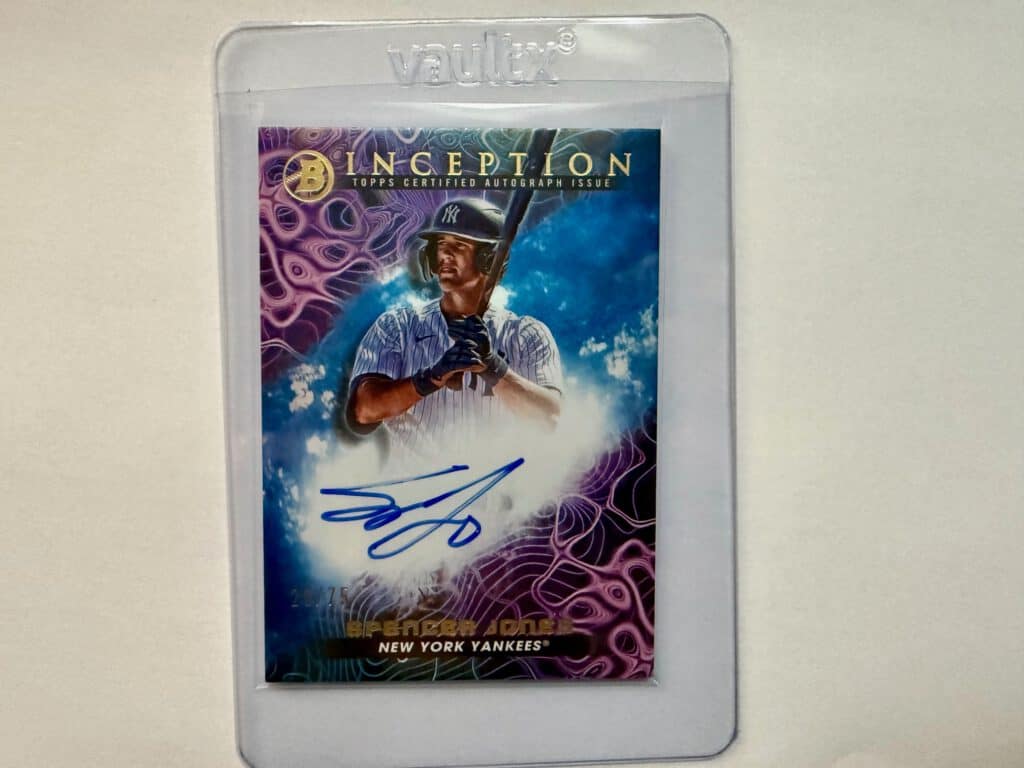 Spencer Jones Bowman Inception Card