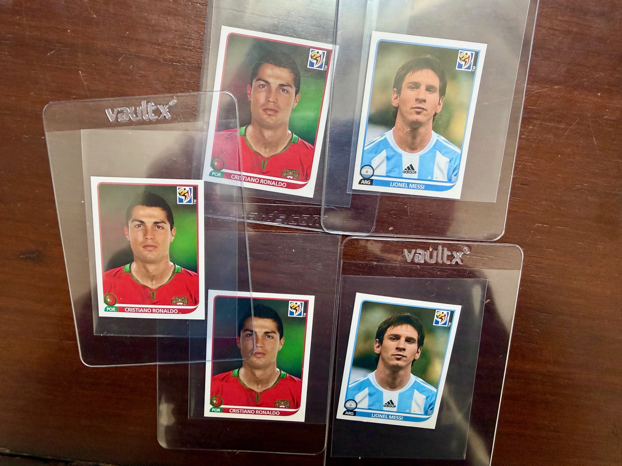 I Opened 4 Panini WC 2010 Boxes Hunting Messi and Ronaldo World Cup Stickers!
