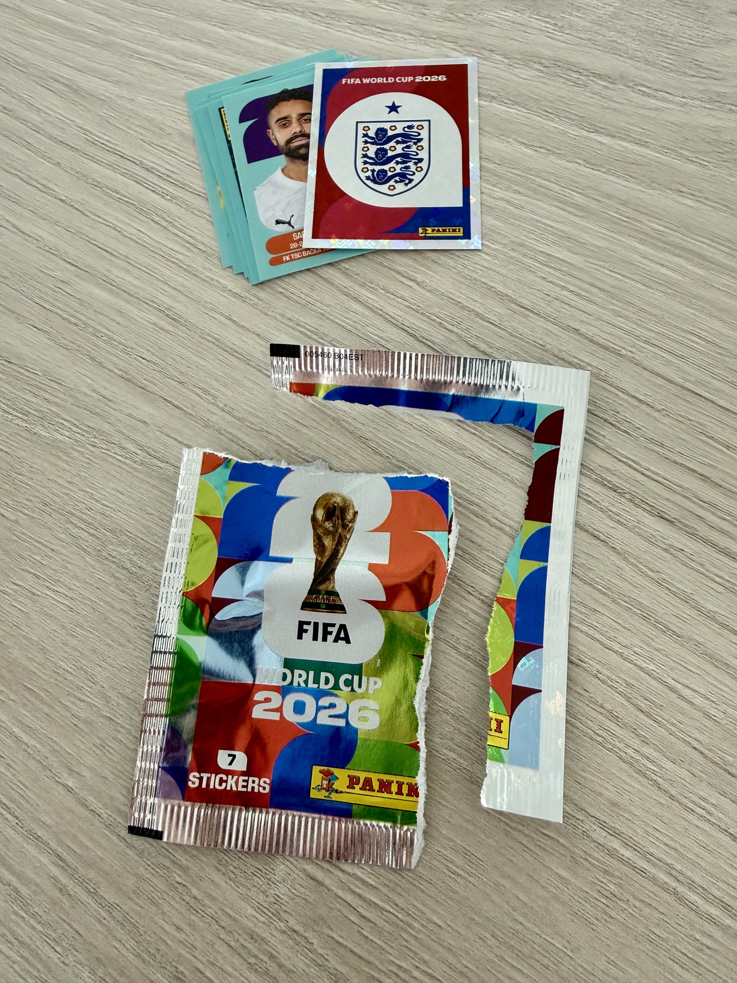 Opening Panini World Cup 2026 Sticker Pack
