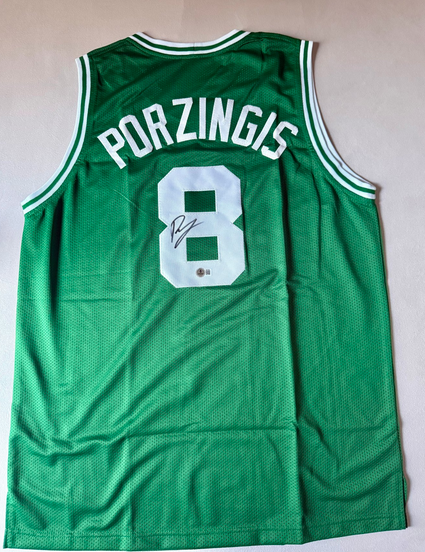 Porzingis signed celtics shirt